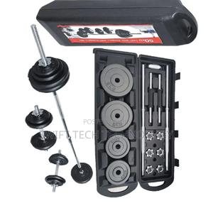 *50kg/York Barbell and Dumbbell Set*  / Adjustable Dumbe* - thumbnail 2