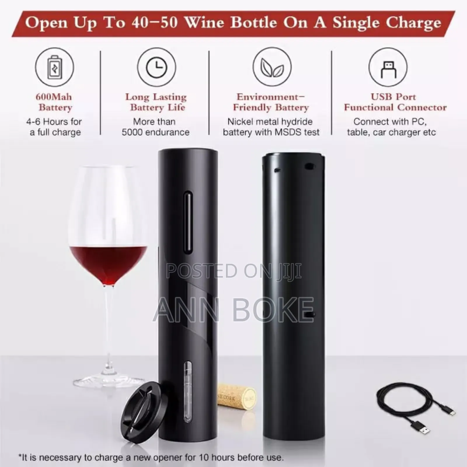 Wine Opener Set
 Battery Operated 
 Wine Accesories: