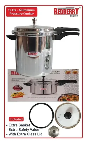 Redberry One Handle 12l Aluminum Pressure Cooker