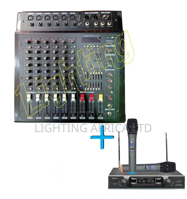 6ch Max Powered Mixer Usb/Bluetooth + Max Digital Microphone Wireless - main view