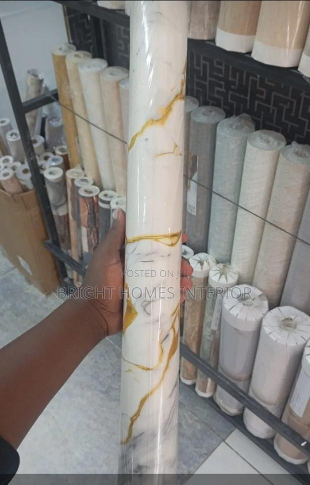 Mar Blue Gold Wallpaper New Stock