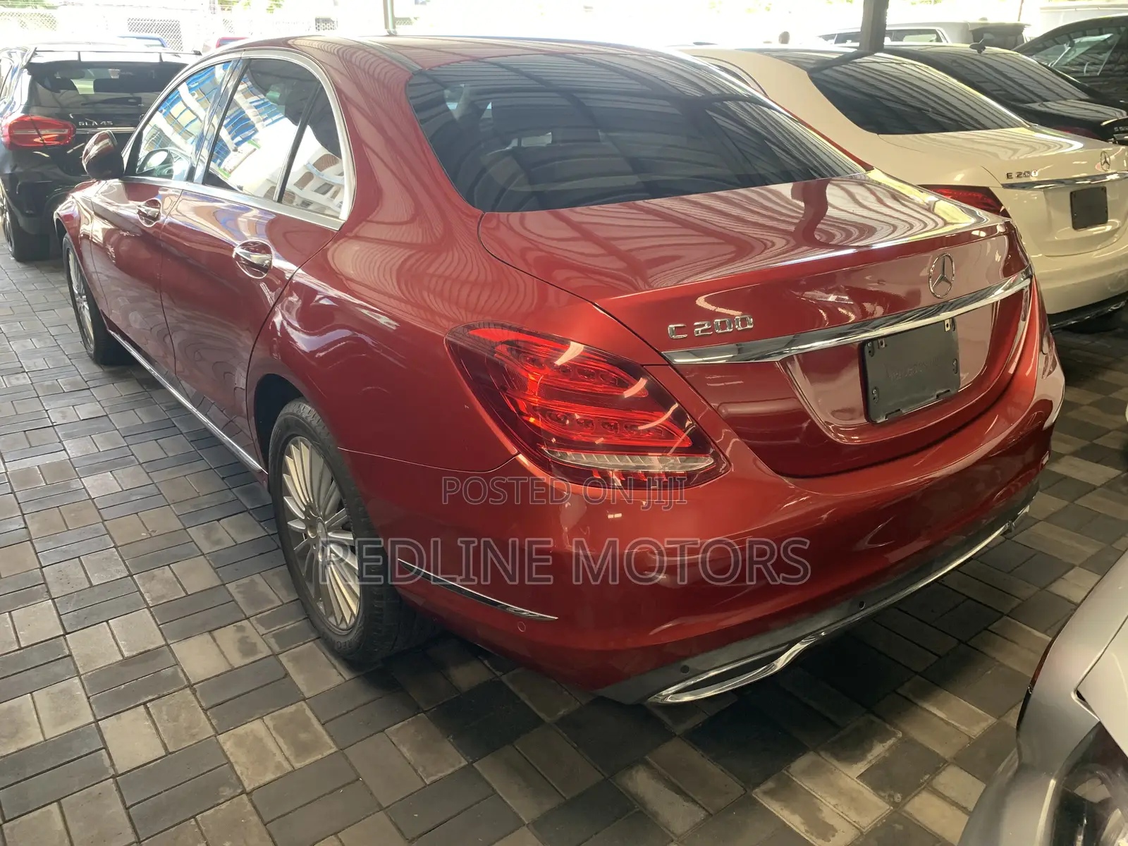 Mercedes-Benz C200 2015 Red