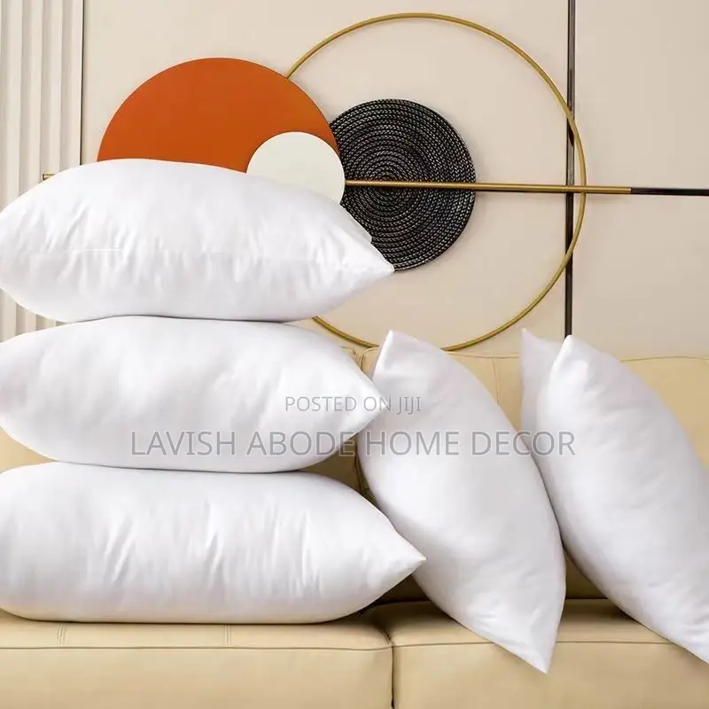 Fibre Throw Pillows 18” X 18” Full With Zip