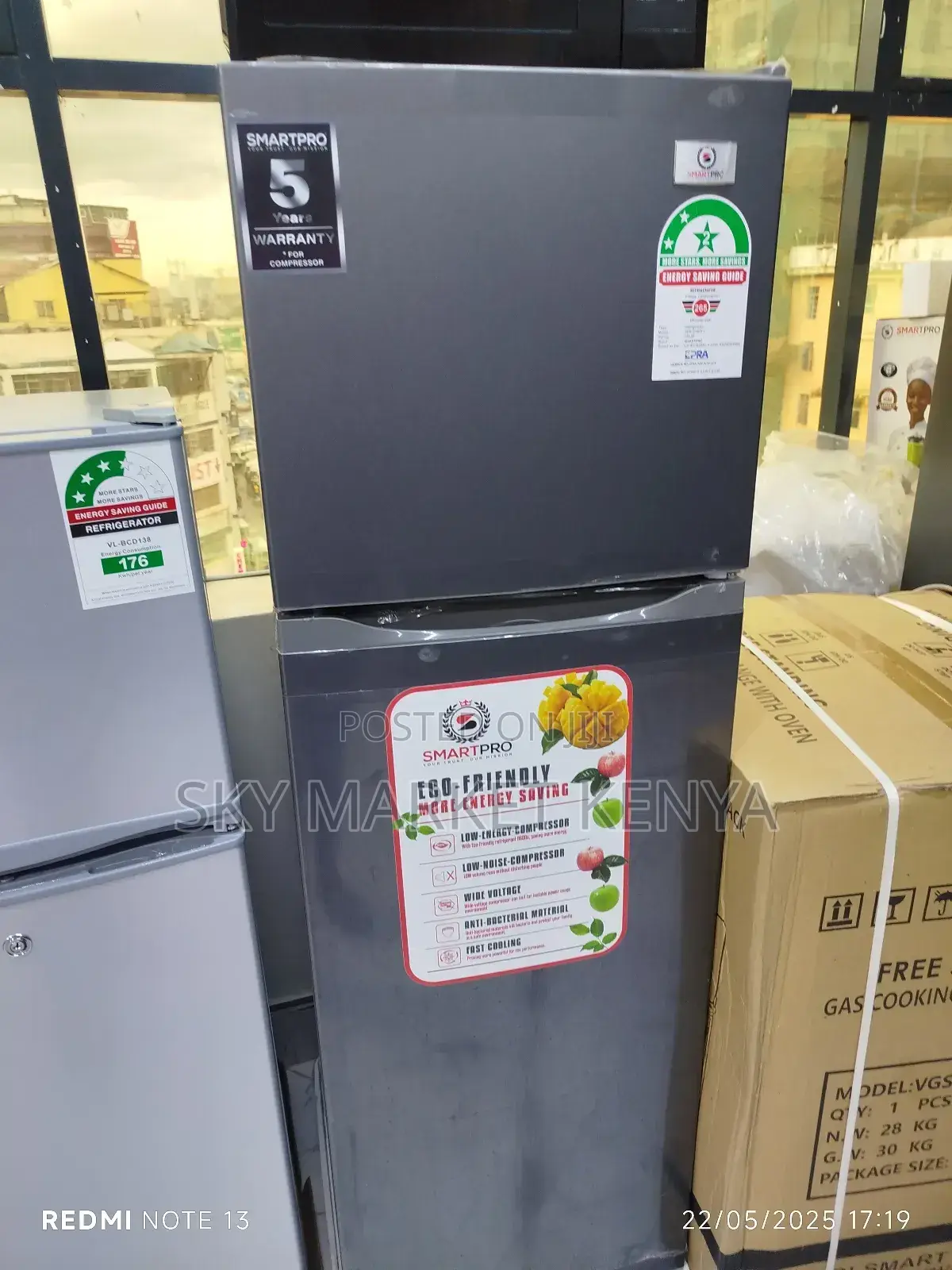 Smart Pro 170l Double Door Fridge SFR-210dt-1