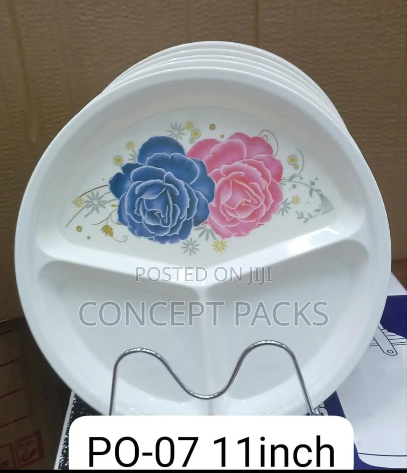 12pcs Oasis Melamine P0-07 Printed
