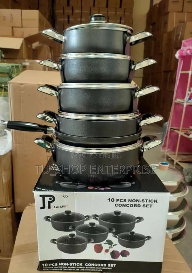 Cookware! 10 Pieces Heavy Duty Jp Non Stick Set