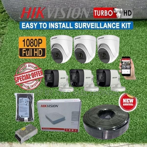 Night Vision Hikvision 6 1080p Full Hd CCTV Cameras Full Kit - main view