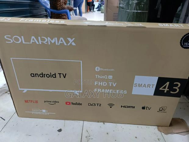 Solarmax 43 Smart Tv Android Frameless With Prime Video