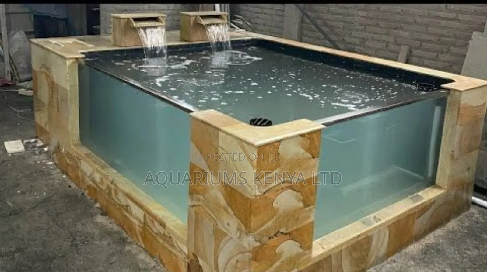 Outdoor Fish Pond Aquarium Construction