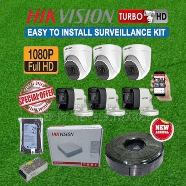 True Night Hikvision 6 1080p Full Hd CCTV Cameras Full Kit