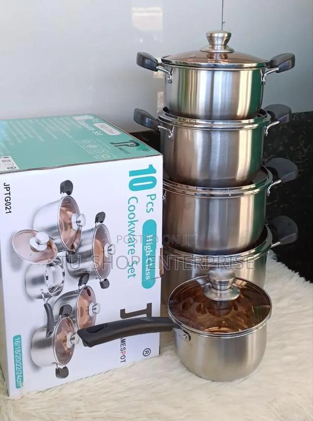 10 PCS Jp Stainless Cookware