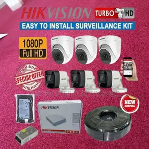 Home Security Hikvision 6 1080p CCTV Cameras Full Package
