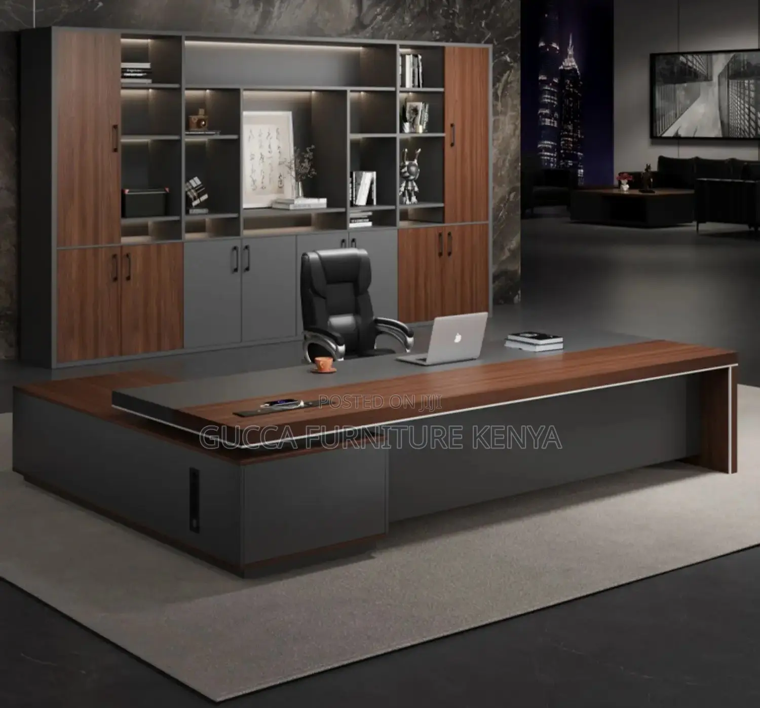 Office Desk;180cmmodern Executive Curved Desk With Extension