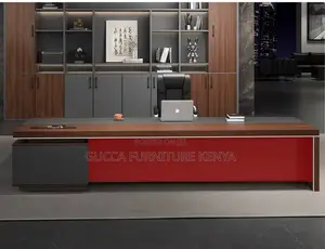 Office Desk;180cmmodern Executive Curved Desk With Extension