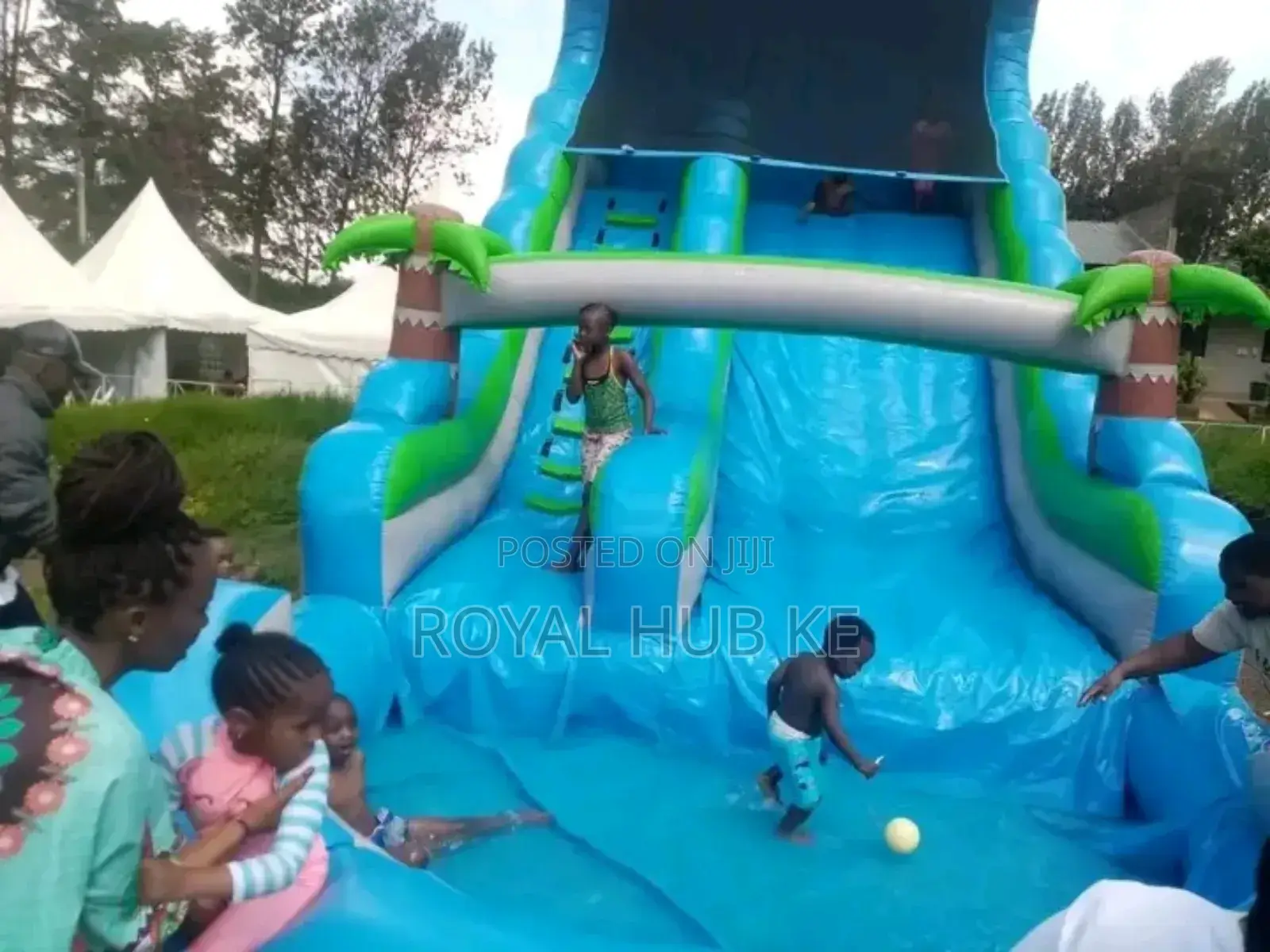Slide With a Pool