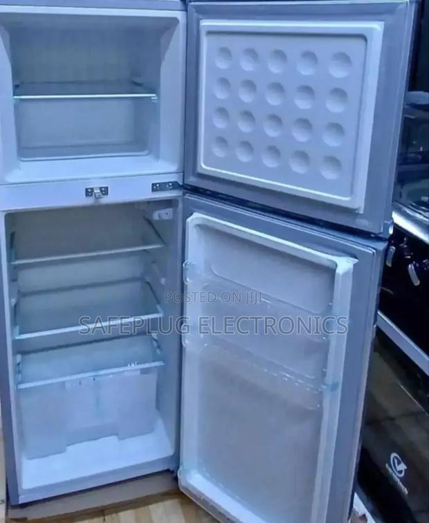 Fridge Volsmart 138l Dual Door, Top Freezer; 1yr Warranty