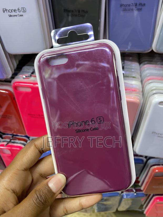 Vonzee Liquid Silicone Soft Cover for iPhone 6s-Burgundy - main view