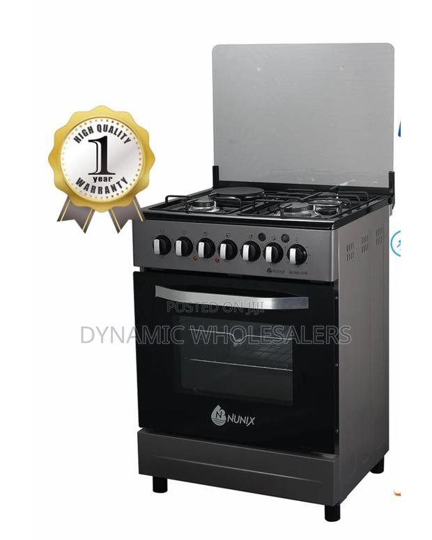 Nunix Full Gas 50*55 Free Standing Cooker With Gas Oven