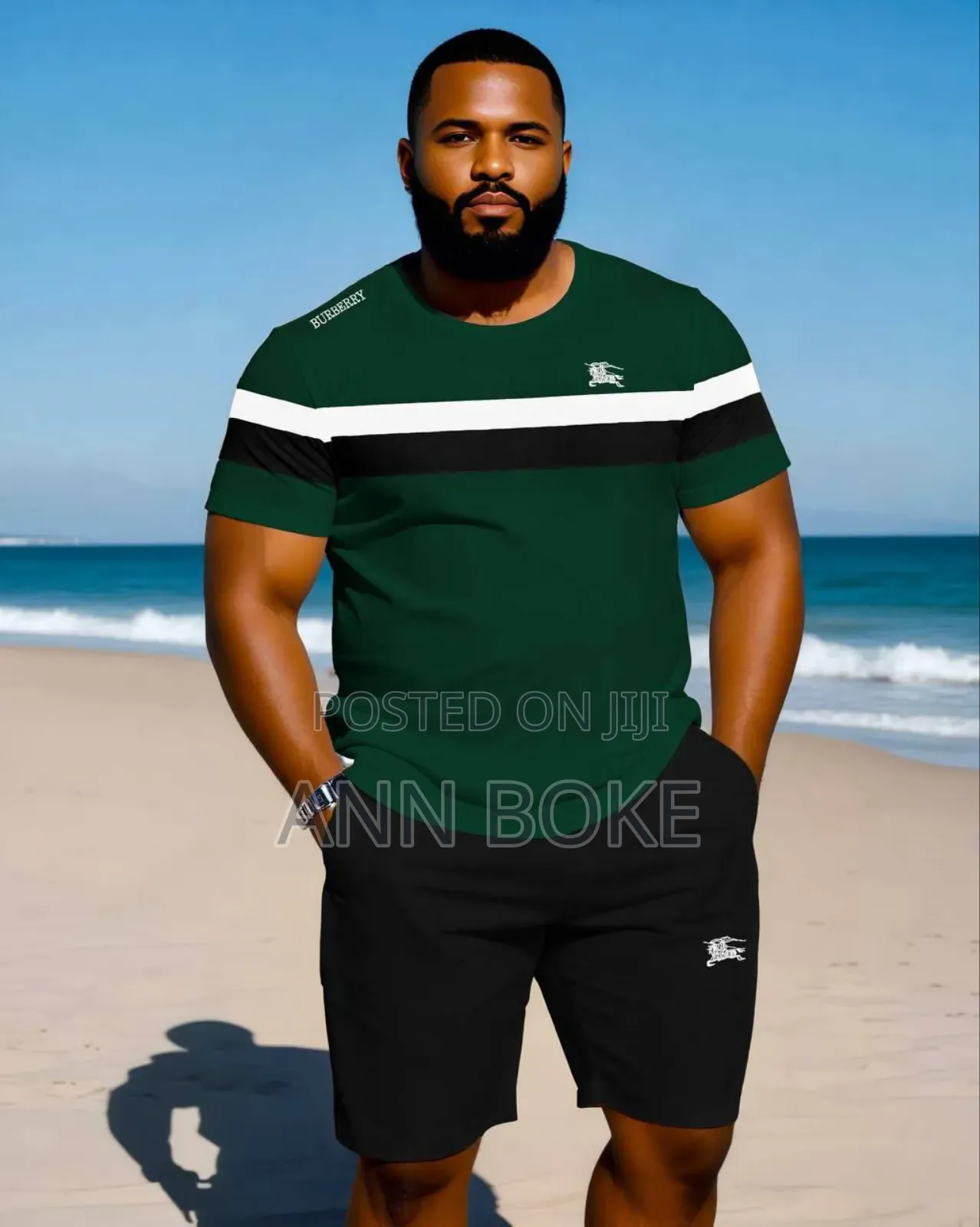 Burberry Short Set Sizes L Xl 2xl 3xl 4xl 5xl