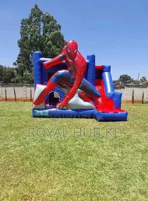 Spiderman Theme Bouncing Castle