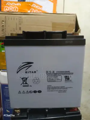 Ritar Dc 12v 26ah Rechargeable Backup Battery