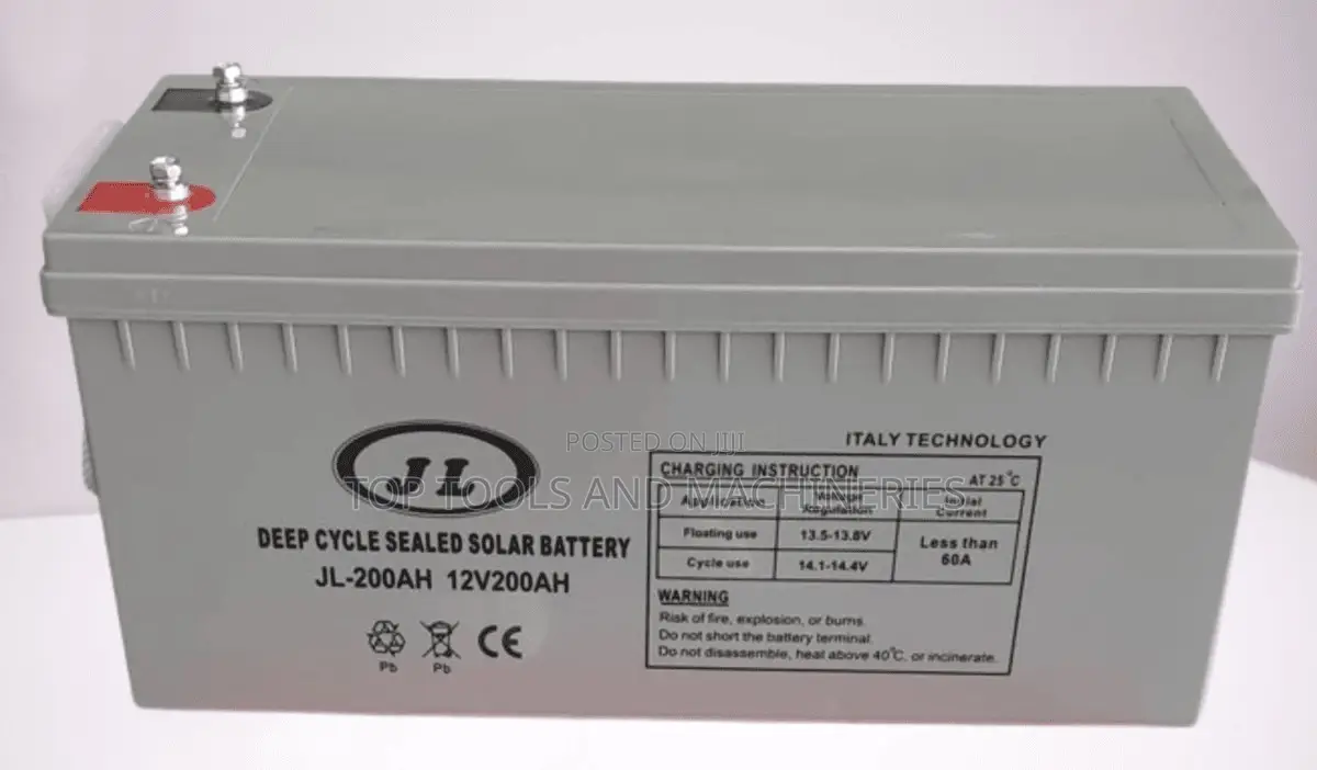 Jl - 12v 200ah 200amps Deep Cycle Solar Battery