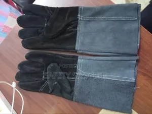 Black Leather Gloves