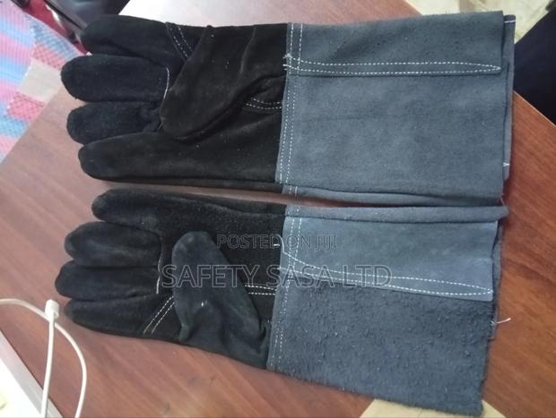 Black Leather Gloves - thumbnail 5