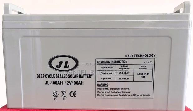 Jl - 100ah Deep Cycle Solar Battery 100 Amps