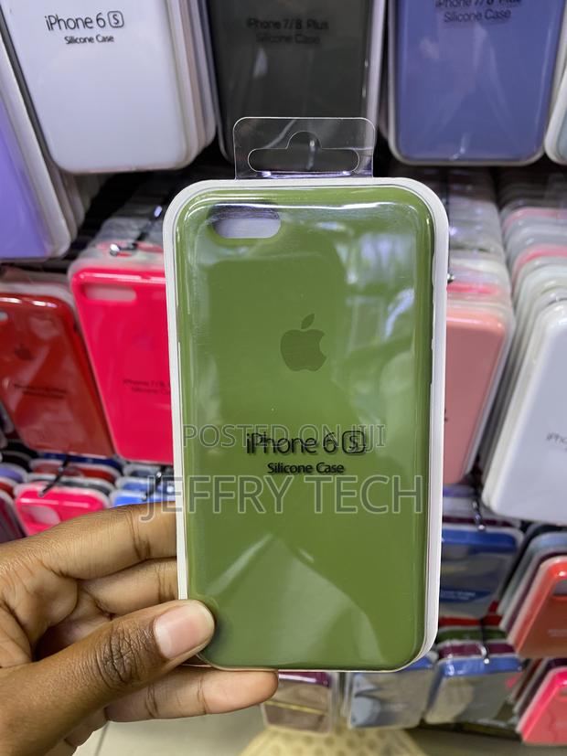 Pikkme Liquid Silicone Case for iPhone 6s Gel Rubber -Green - main view