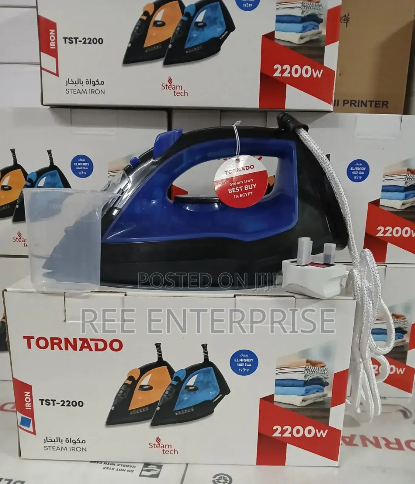 Steam Iron Box 2200watts Tornado