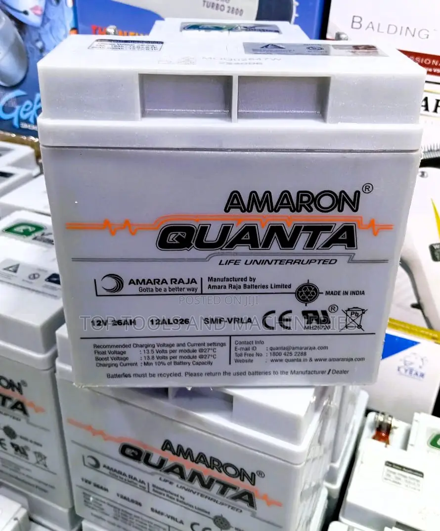 Amaron Quanta 12v 26ah Vrla Battery