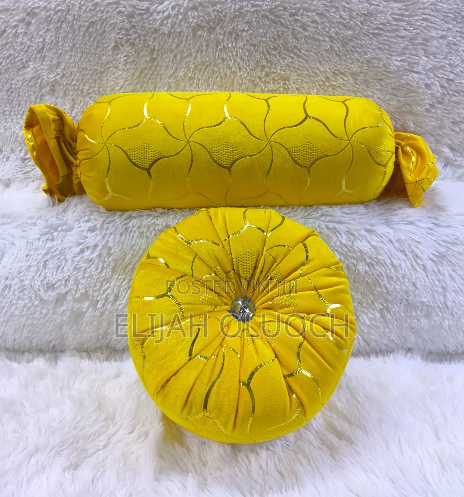 Best Quality Yellow Sausage/Wheel Pillow Set