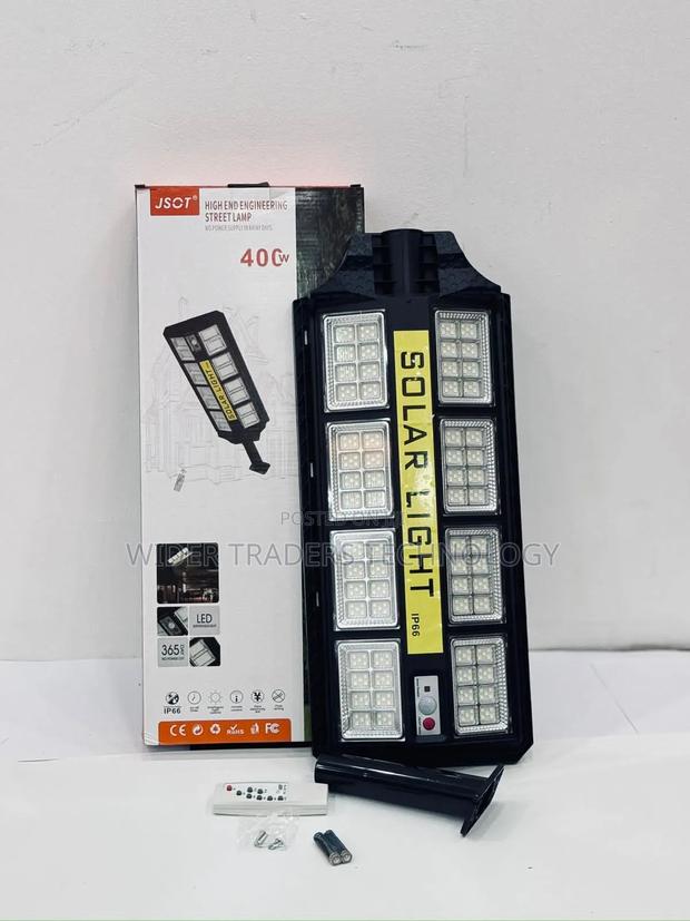 Jsot 400w Solar Street Light With Pole â - main view