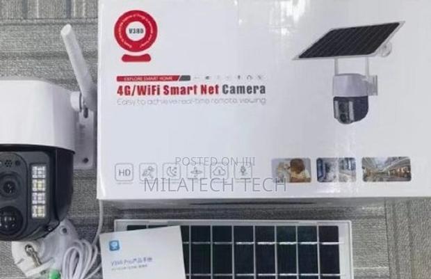 Smart Net V380 Dual Lens 4g Solar Powered