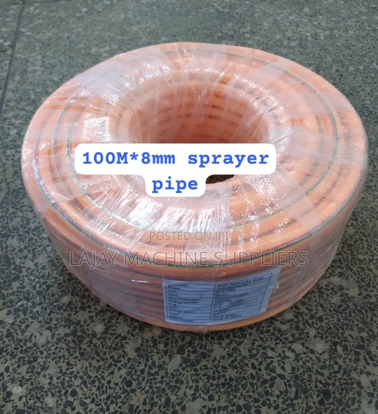 100m×8.5mm Sprayer Pipe