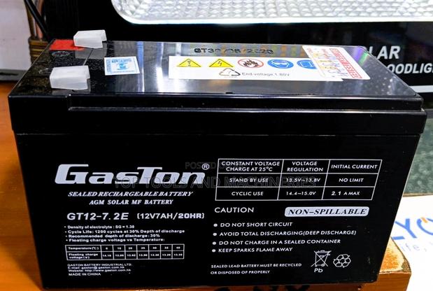 Gaston 12v 7.2ah Sealed Lead-Acid (Sla) Battery