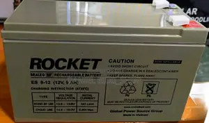 Rocket Sealed Mf Rechargeable Battery 9ah 12v