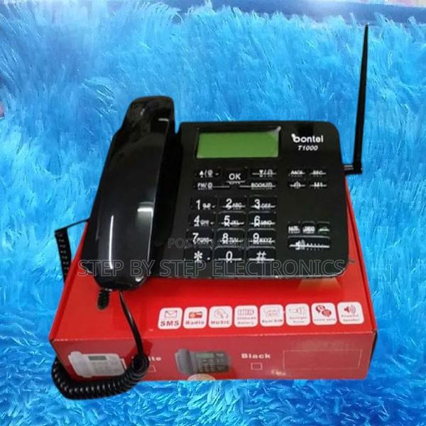 Fm Radio Bontel T1000 Dual Sim GSM Landline Desktop Phone