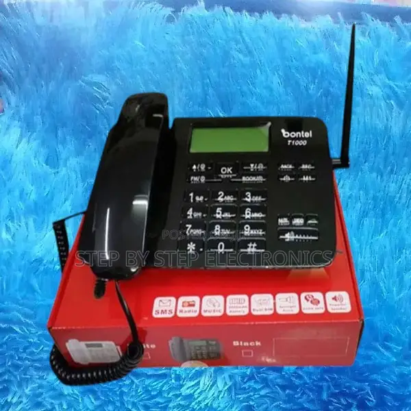 Fm Radio Bontel T1000 Dual Sim GSM Landline Desktop Phone