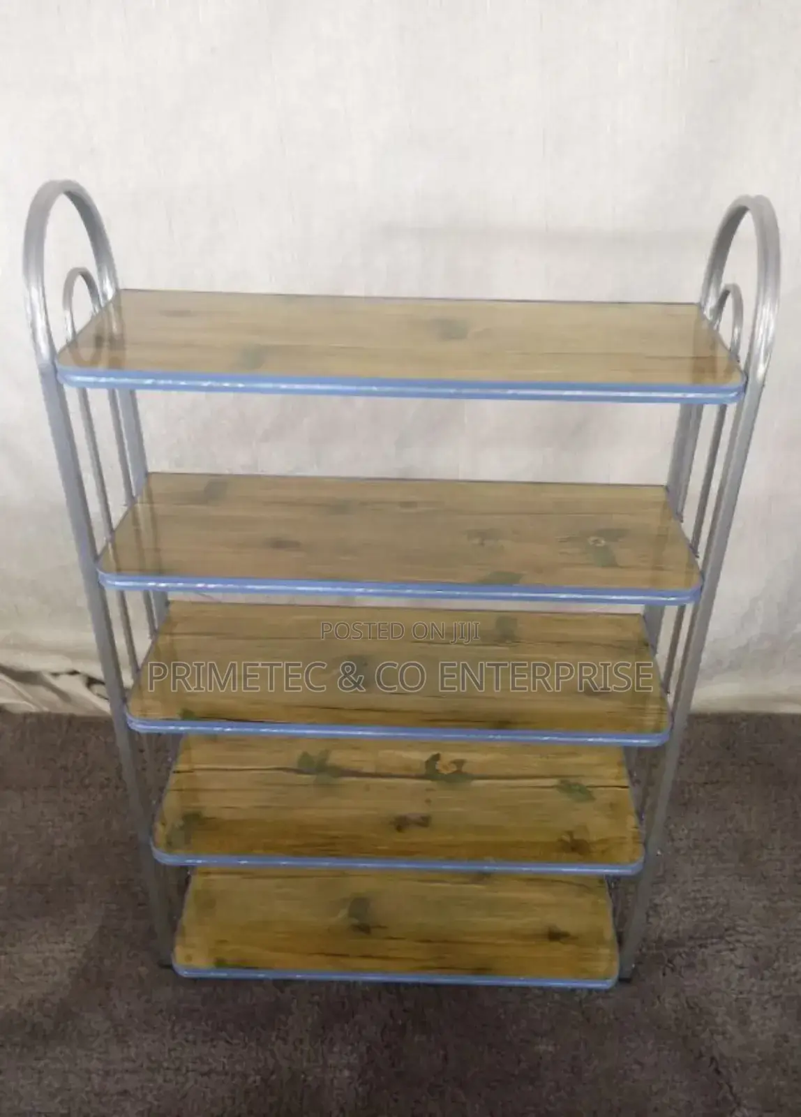 5 Tier Wooden Imported Shoe Rack