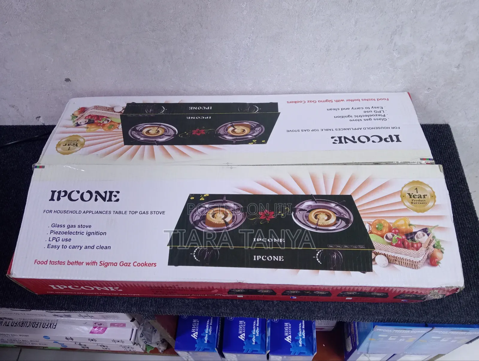 Ipcone Glass 2 Burner Cooker