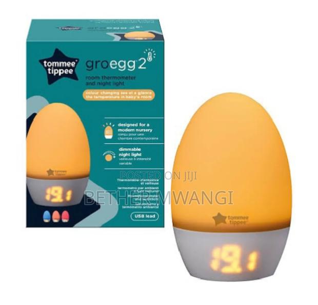 Groegg2 Digital Colour Changing Room Temperature Night Light - main view