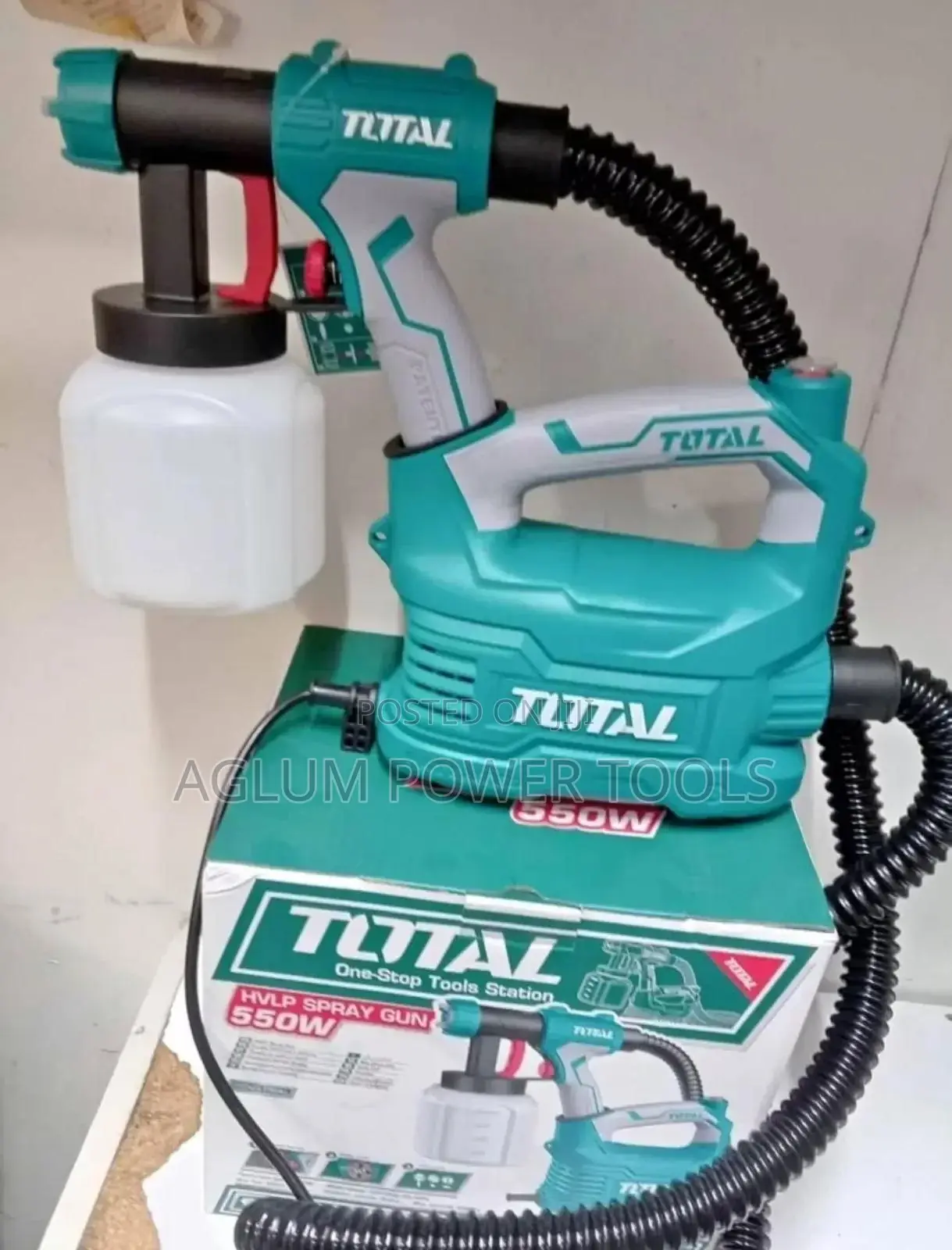 Total Spray Gun 550w Hvlp