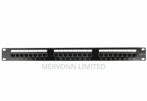 24-Port Cat 6 Patch Panel for Ict Networking