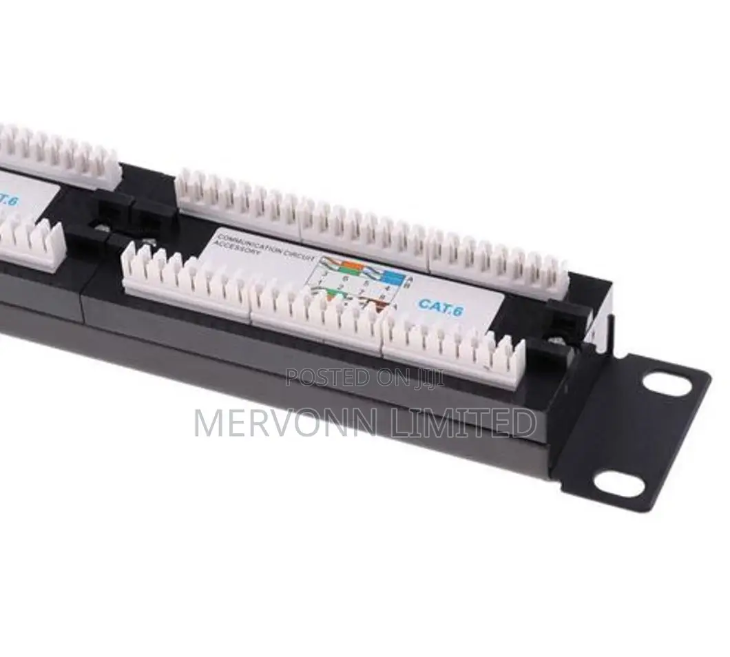 Rack Mountable 24 Port Patch Panel