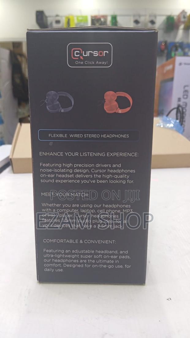 Cursor Extended Range Audio Wired Headphones Hs-500 - thumbnail 6