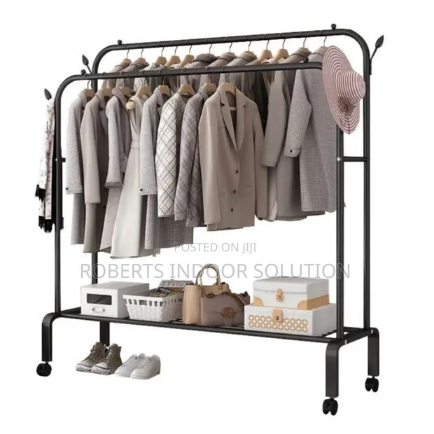 Outfit on Point With This Clothes Rack 