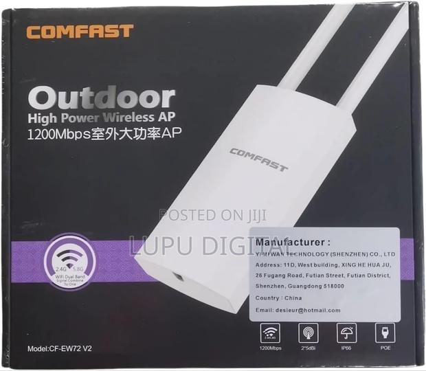 1200mbps Dual Band High Power Wifirouter 500mradius Outdooor