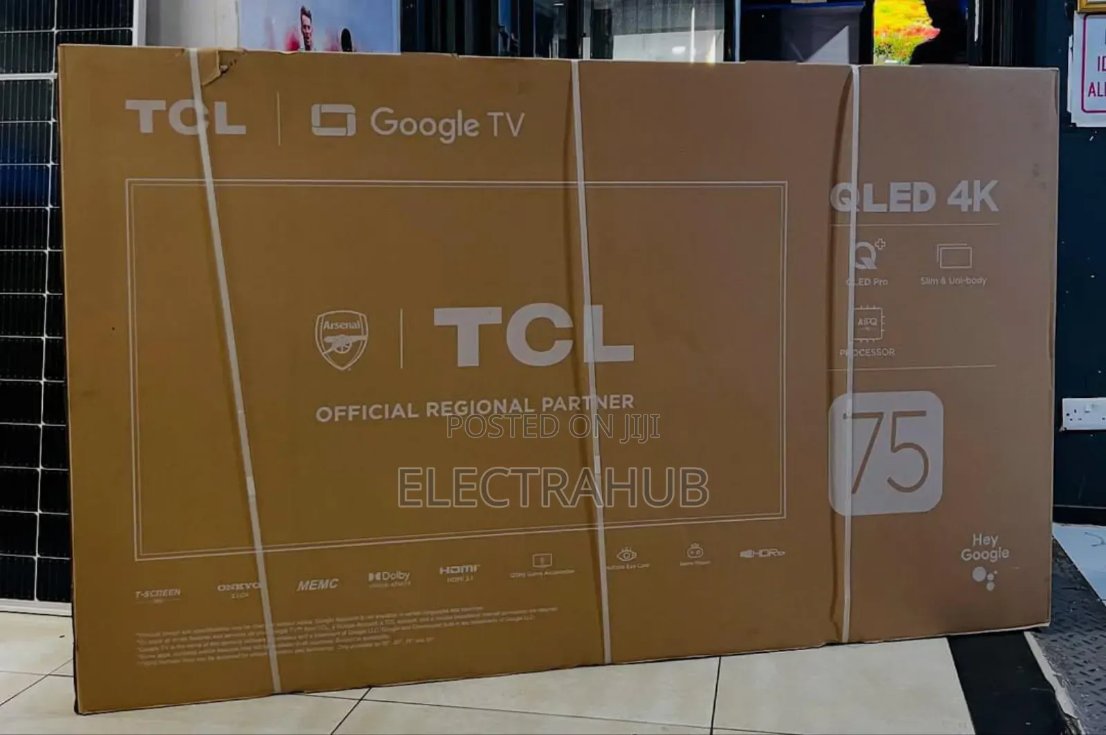TCL 75 Inch C655 Qled Google Smart Tv Brand New Sealed